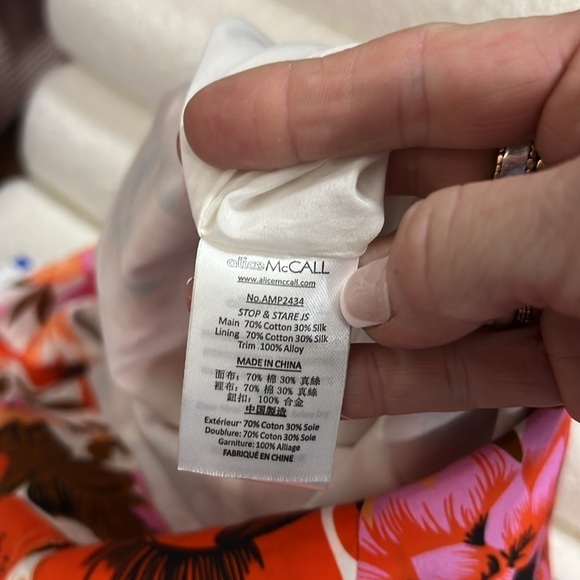 Alice McCall Stop & Stare Floral Wide Leg Jumpsuit Size US8 - Picture 13 of 16